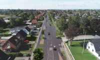 Visualisering af Roskildevej når anlægsprojektet er færdigt